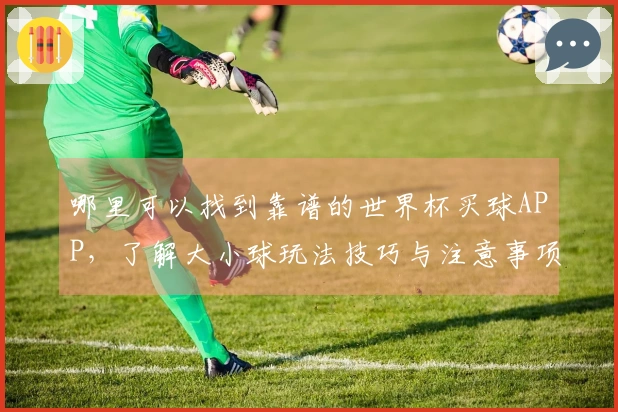 哪里可以找到靠谱的世界杯买球APP，了解大小球玩法技巧与注意事项