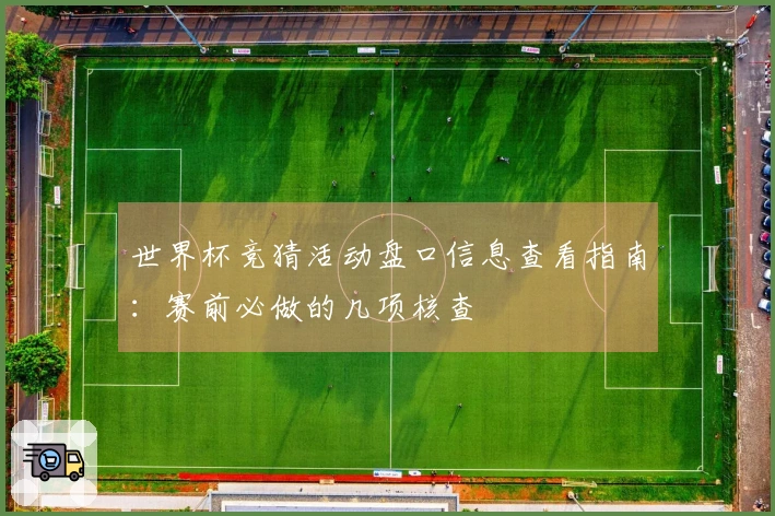 世界杯竞猜活动盘口信息查看指南：赛前必做的几项核查