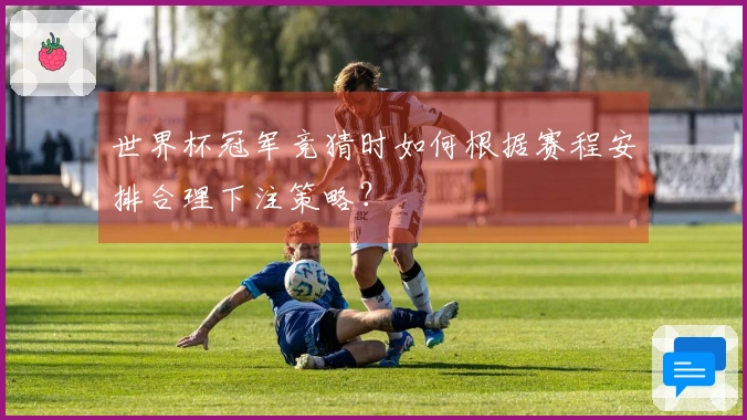 世界杯冠军竞猜时如何根据赛程安排合理下注策略？